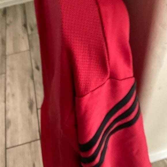 Men’s used size XL red black adidas clima cool golf polo shirt - Picture 2 of 5